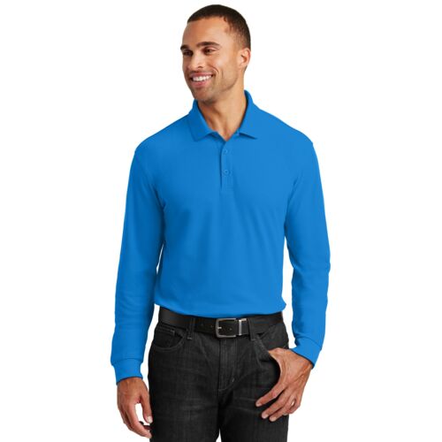 Long Sleeve Core Classic Pique Polo Thumbnail