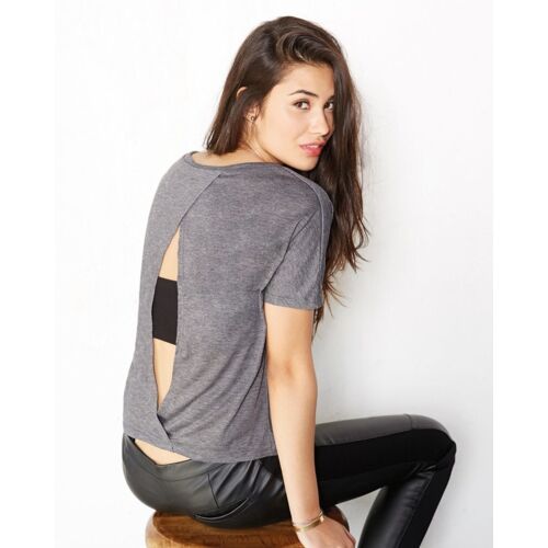 Women's Flowy Open Back Tee Thumbnail