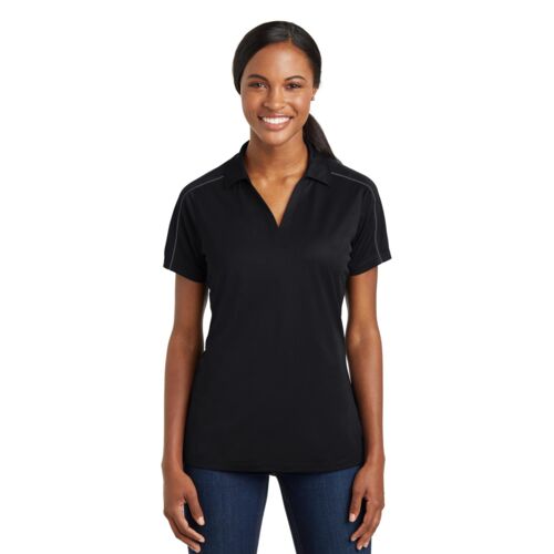 Women's Micropique Sport Wick ® Piped Polo Thumbnail
